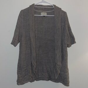 Sonoma XL short sleeved knit cardigan